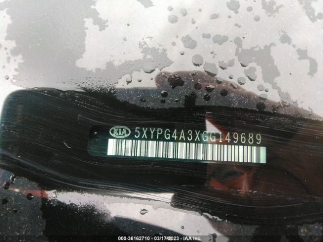 5XYPG4A3XGG149689 KIA SORENTO LX