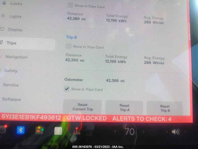 Tesla Model 3 Long Range/performance 2019 5YJ3E1EB1KF493612 Image 8