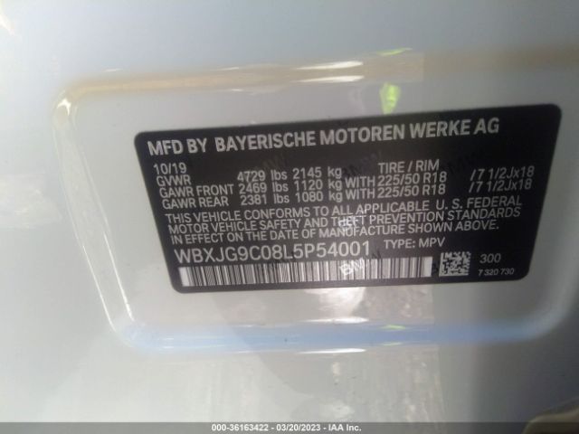 WBXJG9C08L5P54001 BMW X1 Xdrive28i