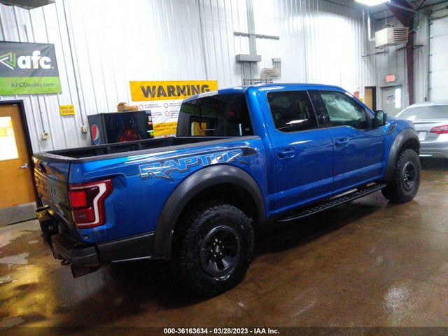 2018 FORD F-150 RAPTOR VIN: 1FTFW1RG8JFC88704