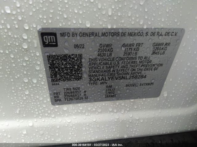 3GKALYEV5NL258284 GMC Terrain At4