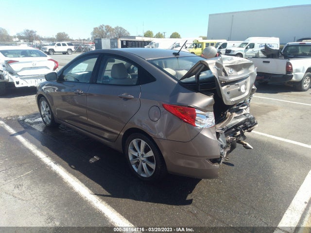 2013 HYUNDAI ACCENT GLS VIN: KMHCU4AE9DU294284