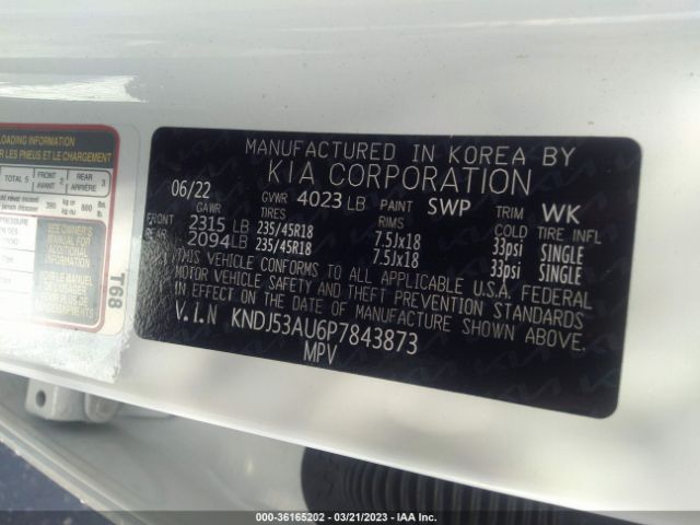 KNDJ53AU6P7843873 KIA Soul Gt-line