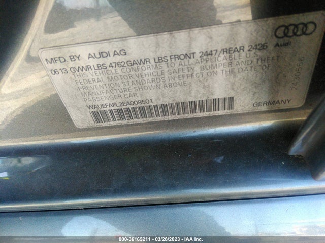 WAUEFAFL2EA008501 Audi A4 Premium Plus