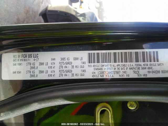 RAM 1500 Express 2017 1C6RR7KG4HS737807 Image 10