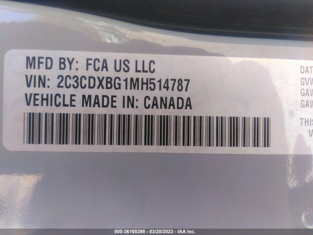 Dodge Charger Sxt 2021 2C3CDXBG1MH514787 Image 10