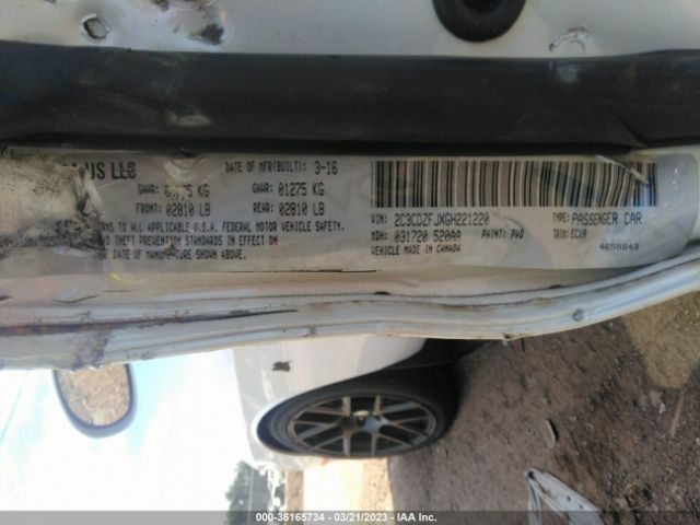 2C3CDZFJXGH221220 Dodge Challenger R/t Scat Pack