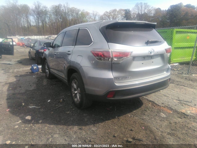 2015 TOYOTA HIGHLANDER XLE VIN: 5TDKKRFHXFS087254