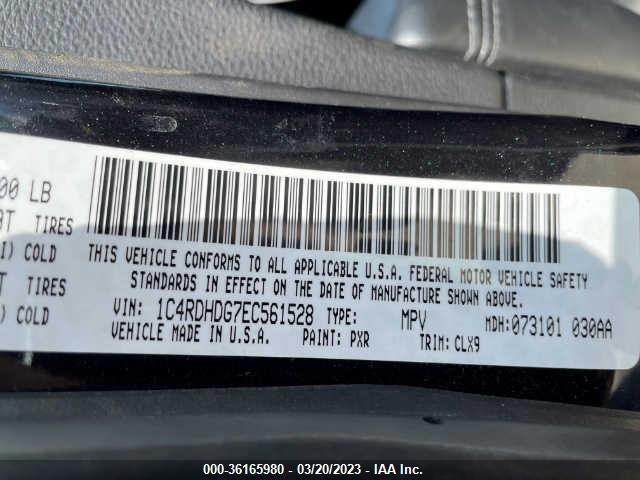 Dodge DURANGO LIMITED 2014 1C4RDHDG7EC561528 Image 9
