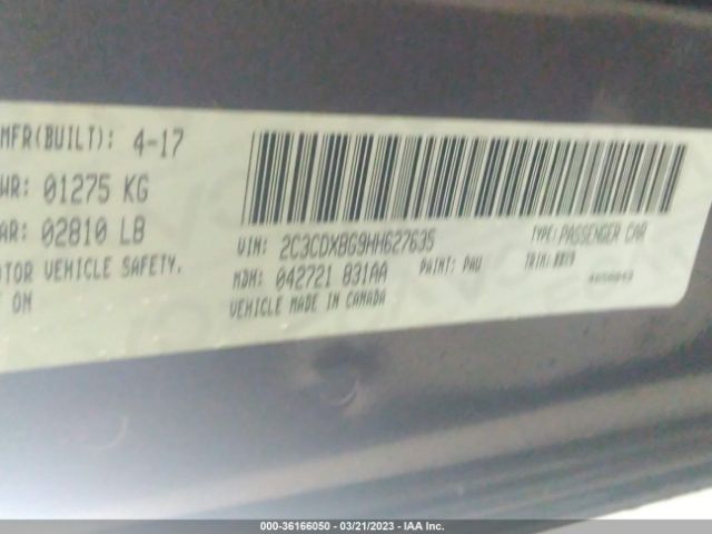2C3CDXBG9HH627635 Dodge Charger Se
