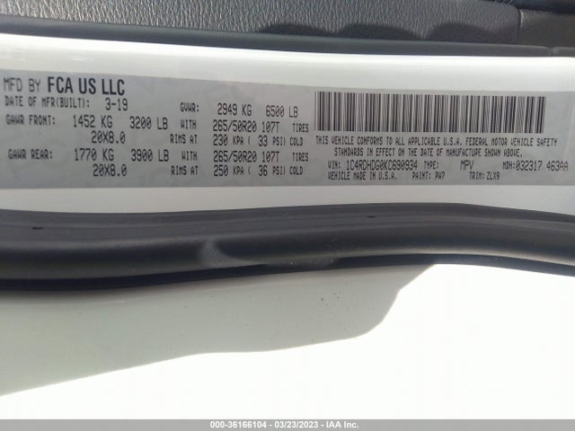 Dodge Durango Gt Plus 2019 1C4RDHDG0KC690934 Image 9