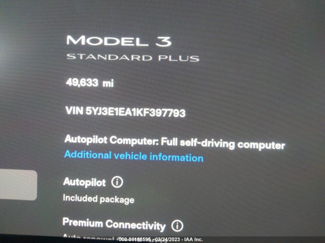 Tesla Model 3 Range 2019 5YJ3E1EA1KF397793 Image 8