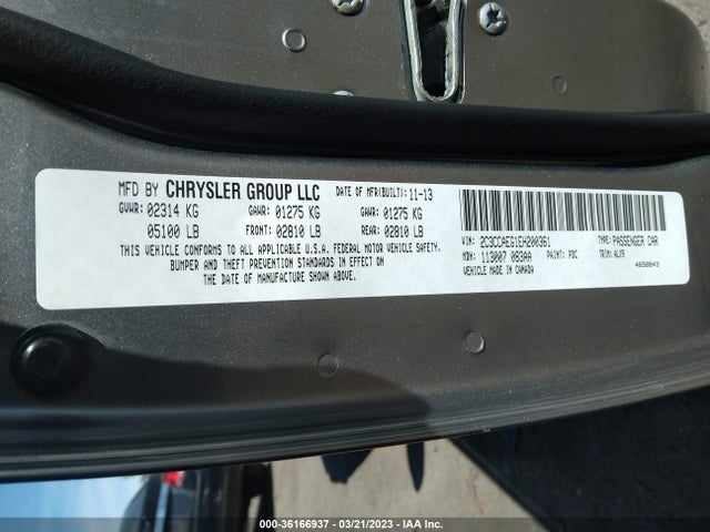 Chrysler 300 300c 2014 2C3CCAEG1EH200361 Image 9