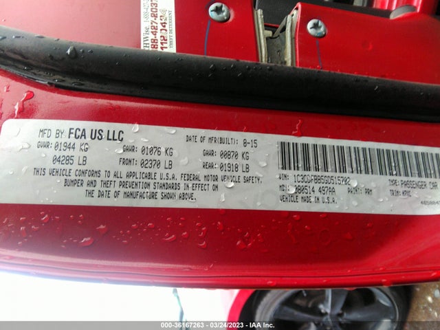 Dodge DART SXT 2016 1C3CDFBB5GD515702 Image 9
