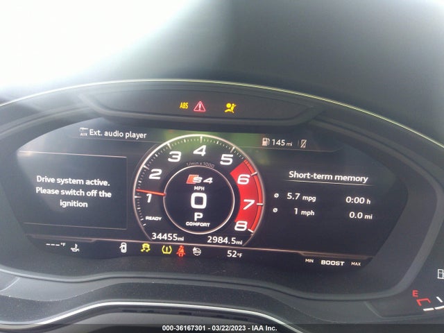 WAUB4AF47KA020981 Audi S4 Premium Plus
