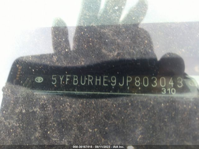 5YFBURHE9JP803043 Toyota Corolla L/le/xle/se/xse