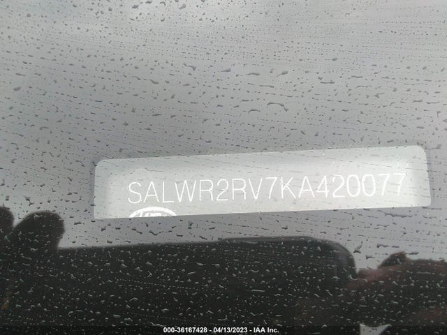 2019 Land Rover Range Rover Sport, VIN: SALWR2RV7KA420077