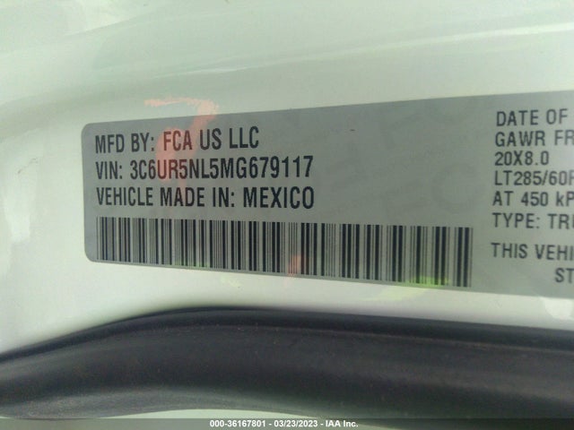 RAM 2500 Laramie 2021 3C6UR5NL5MG679117 Image 9