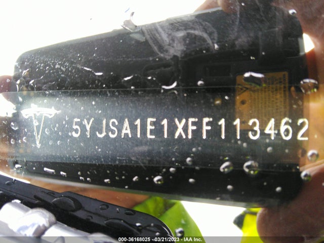 5YJSA1E1XFF113462 Tesla Model S Kwh Battery