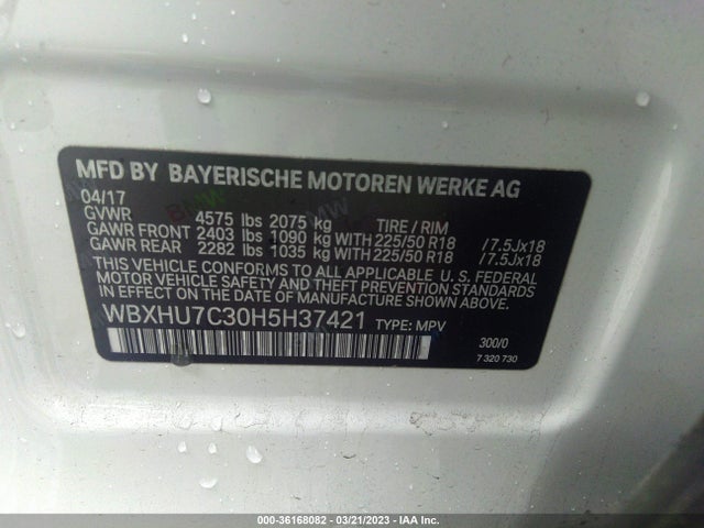 BMW X1 Sdrive28i 2017 WBXHU7C30H5H37421 Image 10