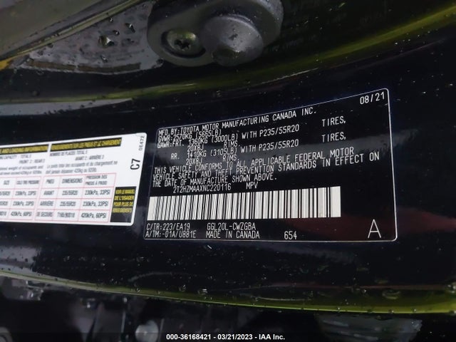 2T2HZMAAXNC220116 Lexus Rx Rx 350
