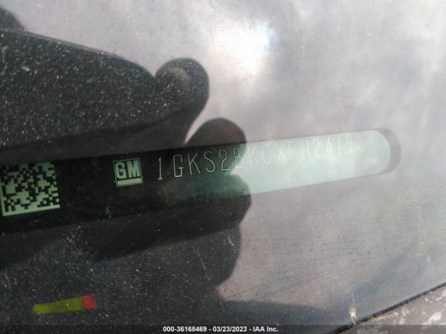 1GKS2BKCXFR241935 GMC YUKON SLT