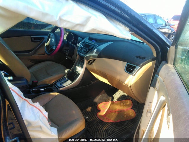 2013 HYUNDAI ELANTRA LIMITED PZEV VIN: 5NPDH4AEXDH367735