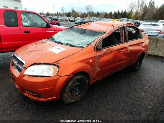 2008 CHEVROLET AVEO LS VIN: KL1TD56648B106937