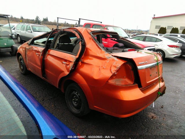 2008 CHEVROLET AVEO LS VIN: KL1TD56648B106937