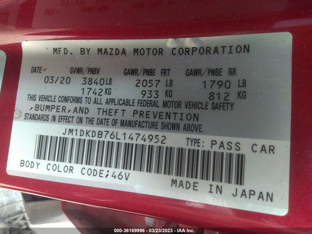 Mazda Cx-3 Sport 2020 JM1DKDB76L1474952 Image 9