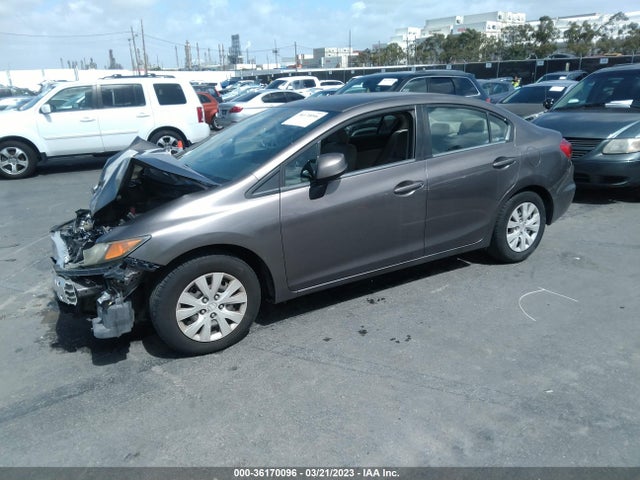 2012 HONDA CIVIC SDN LX VIN: 19XFB2F5XCE309960