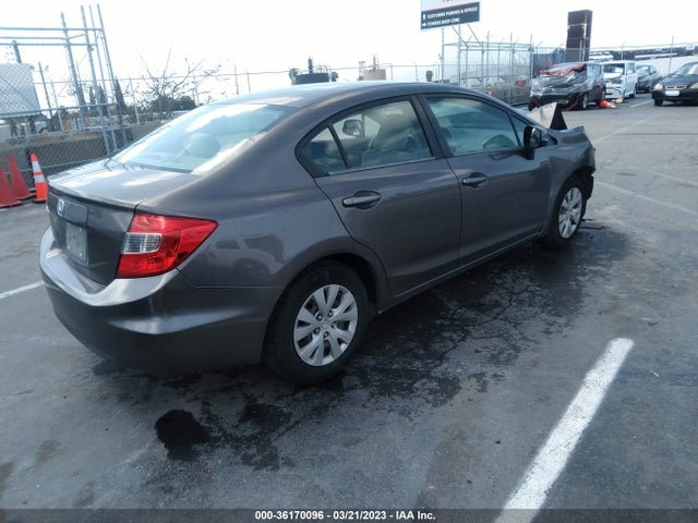 2012 HONDA CIVIC SDN LX VIN: 19XFB2F5XCE309960