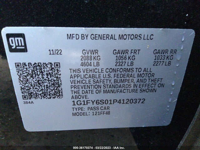 Chevrolet Bolt Euv Lt 2023 1G1FY6S01P4120372 Image 9