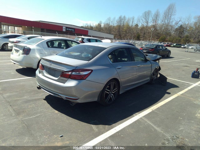 2016 HONDA ACCORD SEDAN SPORT VIN: 1HGCR2F58GA125271