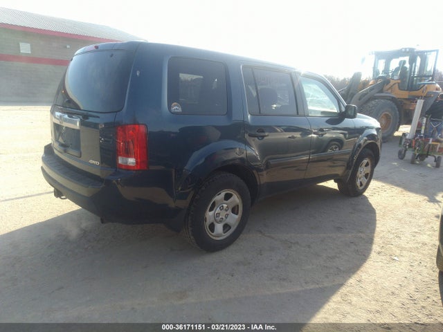 2010 HONDA PILOT LX VIN: 5FNYF4H27AB003091