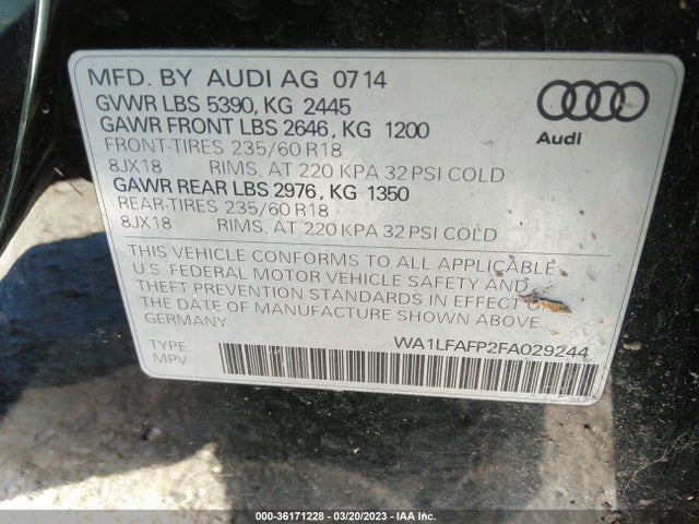 WA1LFAFP2FA029244 Audi Q5 Premium Plus