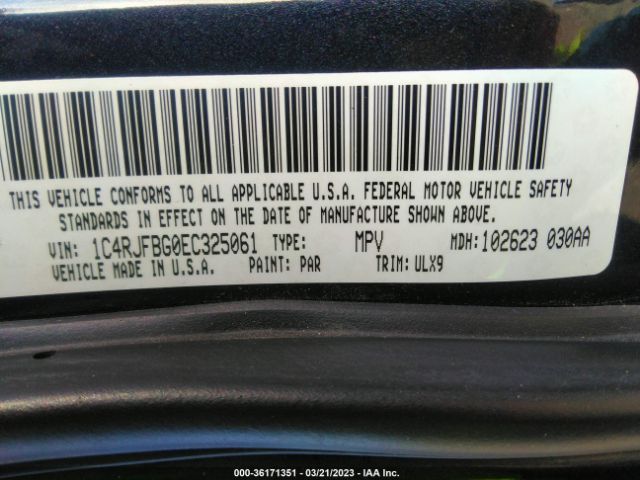 1C4RJFBG0EC325061 Jeep Grand Cherokee Limited