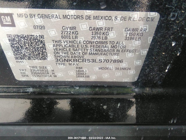 Chevrolet Blazer Lt 2020 3GNKBCRS3LS707896 Image 10