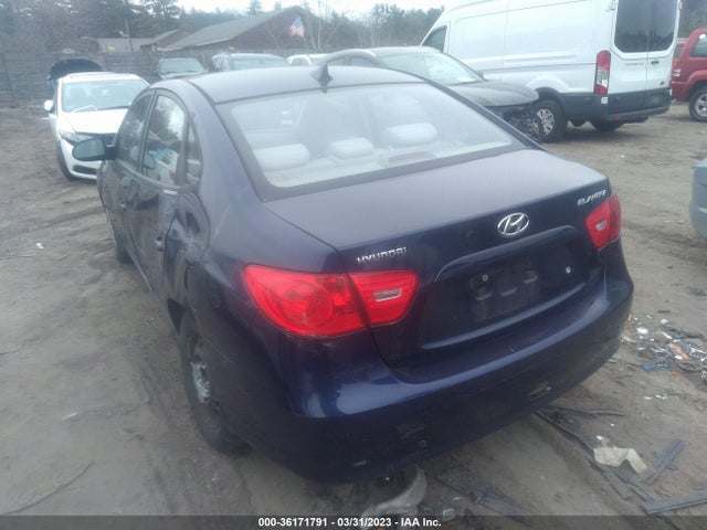 2009 HYUNDAI ELANTRA GLS PZEV VIN: KMHDU46D89U689777