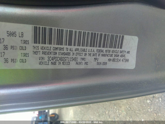 Dodge JOURNEY SE 2016 3C4PDCAB2GT115491 Image 9