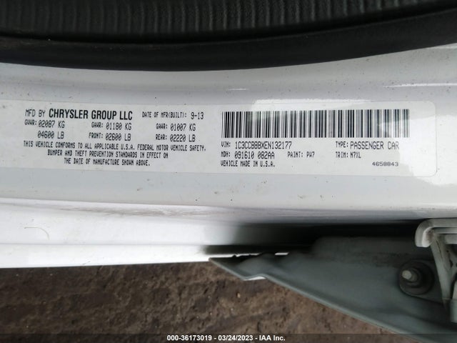 1C3CCBBBXEN132177 Chrysler 200 Touring