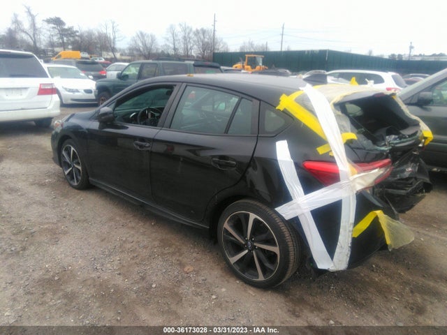 2021 SUBARU IMPREZA SPORT VIN: 4S3GTAM69M3703188