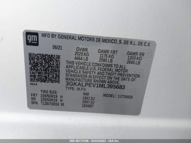 3GKALPEV1ML395683 GMC Terrain Slt