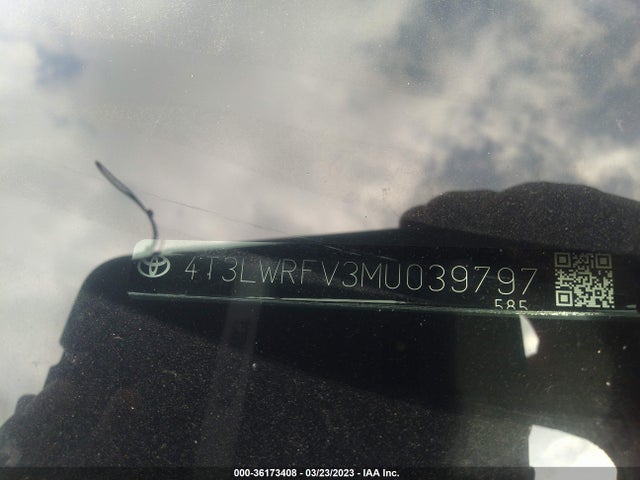 2021 TOYOTA RAV4 HYBRID LE VIN: 4T3LWRFV3MU039797