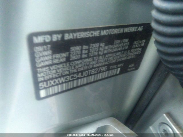 5UXXW3C54J0T82796 BMW X4 Xdrive28i