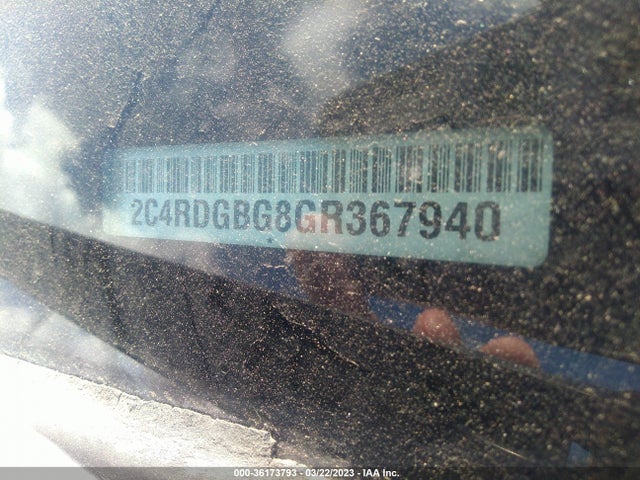 Dodge Grand Caravan Se 2016 2C4RDGBG8GR367940 Image 10