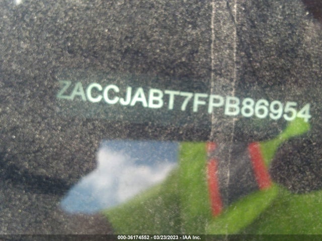 2015 JEEP RENEGADE LATITUDE VIN: ZACCJABT7FPB86954