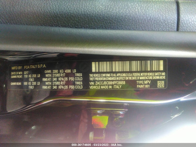 Jeep Renegade Deserthawk 2017 ZACCJBCB8HPF28958 Image 10