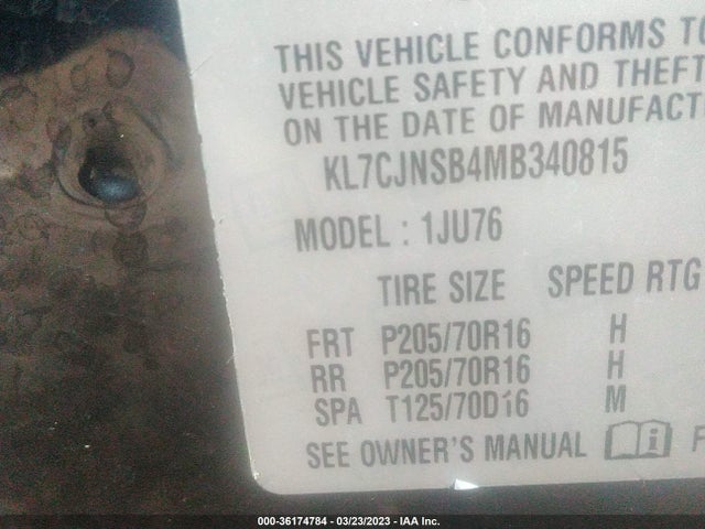 Chevrolet TRAX LS 2021 KL7CJNSB4MB340815 Image 9