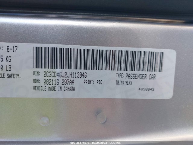 Dodge Charger Daytona 392 2018 2C3CDXGJ2JH113846 Image 11